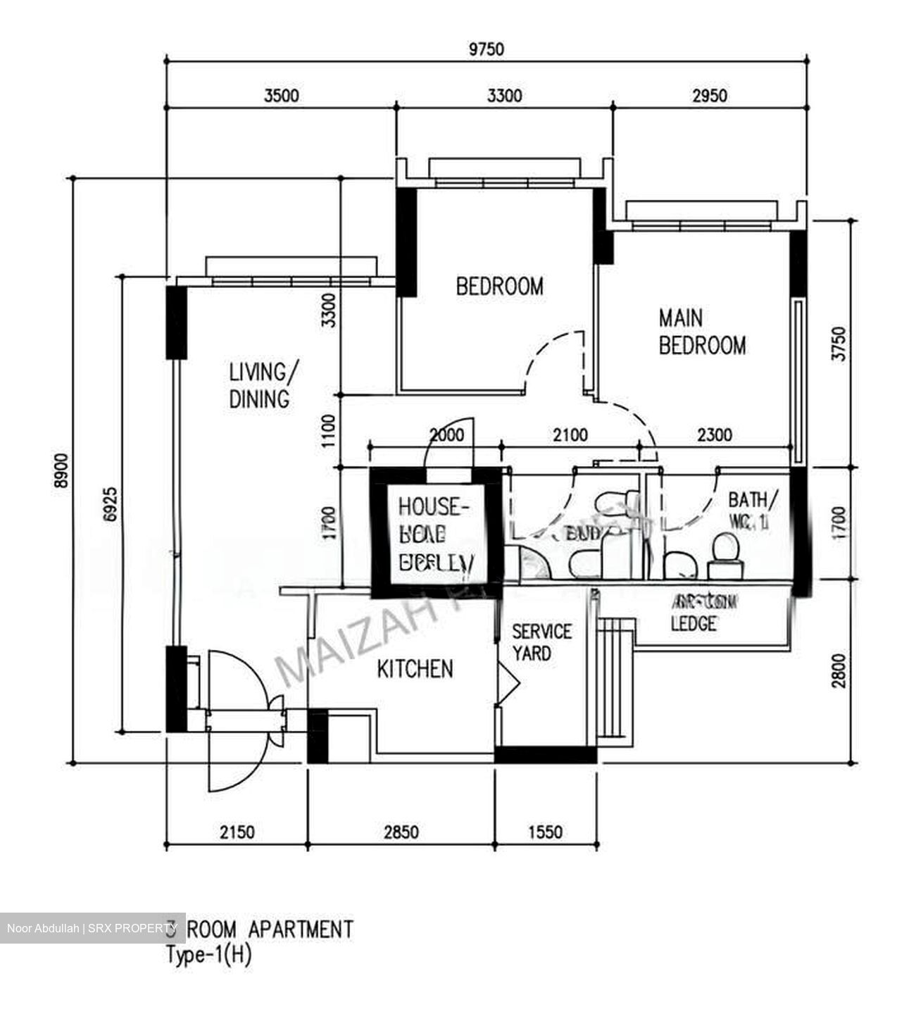 Blk 673A Fern Grove @ Yishun (Yishun), HDB 3 Rooms #578644781